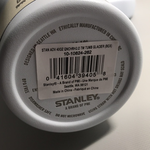 Stanley NEW 40oz Quencher H2.0 Flowstate Tumbler Glacier Ice Light Blue Color - Picture 3 of 6